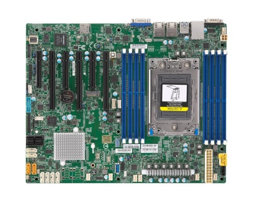 Supermicro MBD-H11SSL-C-B MB Single AMD EPYC™ 7000-Series/Up to 1TB Registered ECC/3 PCI-E 3.0 x16, 3 PCI-E 3.0 x8/8 SATA 3.0/1 M.2/Dual LAN Ports/IPMI