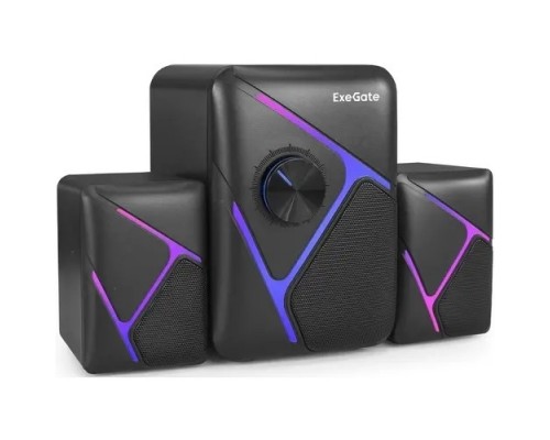 ExeGate Accord 320 (питание USB, 5Вт+2х3Вт, 150-20000Гц, цвет черный, RGB подсветка, Color Box) EX289867RUS