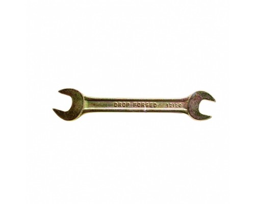 СИБРТЕХ Ключ рожковый, 12 х 13 мм, желтый цинк 14305