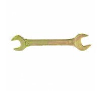 СИБРТЕХ Ключ рожковый, 17 х 19 мм, желтый цинк 14310