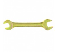 СИБРТЕХ Ключ рожковый, 19 х 22 мм, желтый цинк 14311