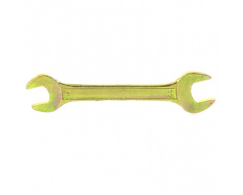 СИБРТЕХ Ключ рожковый, 19 х 22 мм, желтый цинк 14311