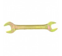 СИБРТЕХ Ключ рожковый, 20 х 22 мм, желтый цинк 14312