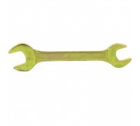 СИБРТЕХ Ключ рожковый, 24 х 27 мм, желтый цинк 14314