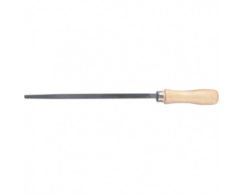 СИБРТЕХ Напильник, 150 мм, квадратный, деревянная ручка 15923