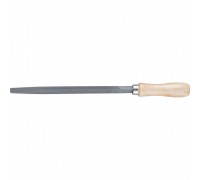 СИБРТЕХ Напильник, 150 мм, трехгранный, деревянная ручка 16023