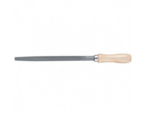 СИБРТЕХ Напильник, 300 мм, трехгранный, деревянная ручка 16032