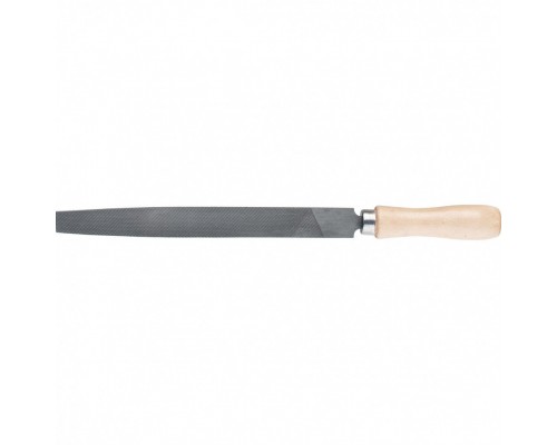 СИБРТЕХ Напильник, 200 мм, плоский, деревянная ручка 16226