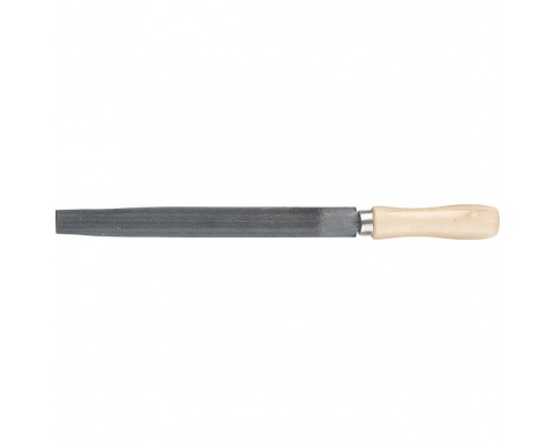 СИБРТЕХ Напильник, 150 мм, полукруглый, деревянная ручка 16323