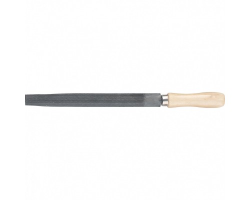 СИБРТЕХ Напильник, 250 мм, полукруглый, деревянная ручка 16329