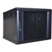 NEOMAX Шкаф телекоммуникационный настенный 9U (600х450), стеклянная дверь, замок-ключ (3 шт), разборный, цвет черный (1 коробка) NM-CBWM-9U6045GKL-202-BK