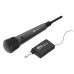 RITMIX RWM-100 black 100 Гц - 10000 Гц, 600 Ом, -72 Дб, &gt; 85 дБ, КНИ &lt;- 0,2%, максимальная девиация: ± 30 КГц, переключатель вкл./выкл., 3 pin XLR - Jack 6.3 mm, 3 м, питание микрофона: 1,5 В