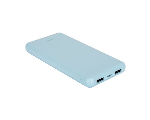 Perfeo Powerbank COLOR VIBE 10000 mah + Micro usb /In Micro usb /Out USB 1 А, 2.1A/ Blue (PF_D0166)