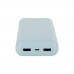 Perfeo Powerbank COLOR VIBE 20000 mah + Micro usb /In Micro usb /Out USB 1 А, 2.1A/ Blue (PF_D0170)