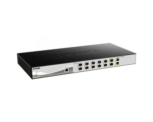 D-Link DXS-1210-12SC/B1A PROJ Настраиваемый L2+ коммутатор с 10 портами 10GBase-X SFP+ и 2 комбо-портами 10GBase-T/SFP+