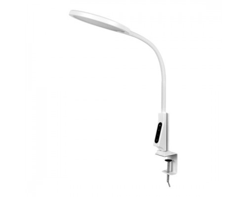 Camelion KD-837 C01 белый LED(Свет-к наст.,на струбц., 7Вт,230В,450лм,сенс.рег.ярк и цвет.темп,USB-5В,1А )