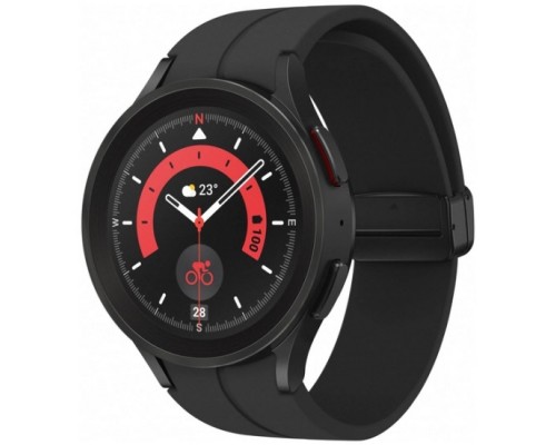 Samsung Galaxy Watch 5 Pro 45мм 1.4 AMOLED корп.черный рем.черный (SM-R920NZKAMEA)