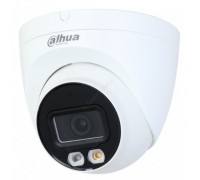 DAHUA DH-IPC-HDW2249TP-S-IL-0280B Уличная турельная IP-видеокамера Smart Dual Light с ИИ 2Мп, 1/2.8” CMOS, объектив 2.8мм, видеоаналитика, ИК до 30м, LED до 30м, IP67, корпус: металл, пластик