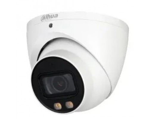 DAHUA DH-IPC-HDW2249TP-S-IL-0360B Уличная турельная IP-видеокамера Smart Dual Light с ИИ 2Мп, 1/2.8” CMOS, объектив 3.6мм, видеоаналитика, ИК до 30м, LED до 30м, IP67, корпус: металл, пластик
