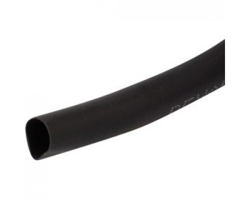 REXANT 29-0026 Трубка термоусаживаемая ТУТ нг 5,0/2,5мм, черная, ролик 2,44м