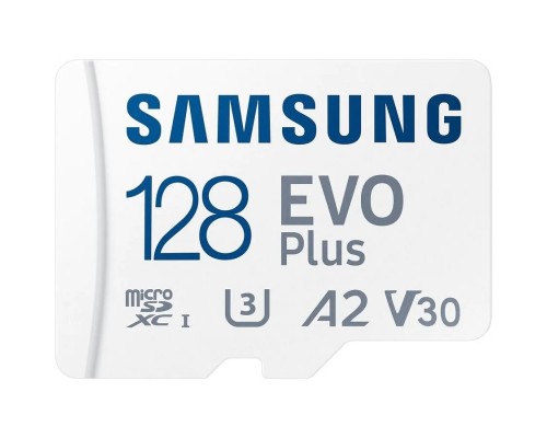 Micro SecureDigital 128GB Samsung EVO Plus Memory Card MB-MC128KA A2, Video Class 30, UHS Class 3 MB-MC128KA/APC/KR/AM