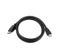 Filum Кабель Display port-HDMI 1 м., медь, черный, разъемы: Display port male- HDMI A male, пакет. FL-C-DPM-HM-1M (894191)