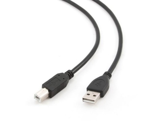 Filum Кабель USB 2.0 Pro, 1 м., черный, разъемы: USB A male-USB B male, пакет. FL-CPro-U2-AM-BM-1M (894165)