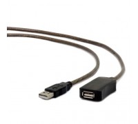 Filum Кабель активный удлинитель USB 2.0, 10 м., черный, разъемы: USB A male-USB A female, пакет. FL-C-U2-AM-AF-10M (894171)