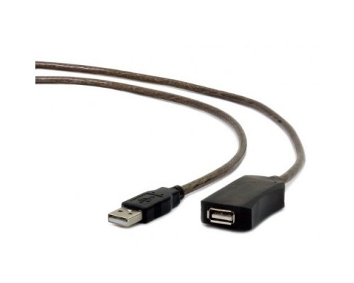 Filum Кабель активный удлинитель USB 2.0, 10 м., черный, разъемы: USB A male-USB A female, пакет. FL-C-U2-AM-AF-10M (894171)
