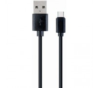 Filum Кабель USB 2.0 Pro, 1.8 м., черный, 2A, разъемы: USB A male- USB Type С male, пакет. FL-CPro-U2-AM-CM-1.8M (894181)