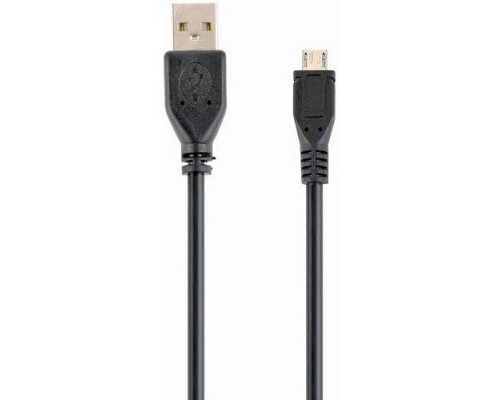Filum Кабель USB 2.0 Pro, 1.8 м., черный, 2A, разъемы: USB A male- USB micro B male, пакет. FL-CPro-U2-AM-microBM-1.8M (894183)