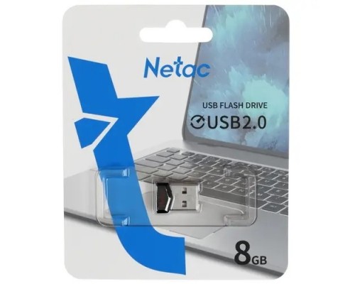 Netac USB Drive 8GB UM81 &lt;NT03UM81N-008G-20BK&gt;, USB2.0, Ultra compact