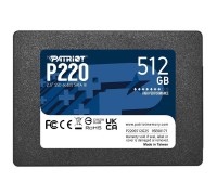 Patriot SSD 512Gb P220 P220S512G25 SATA 3.0