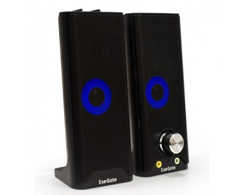 ExeGate Accord 280 (питание USB, Bluetooth, 2х3Вт (6Вт RMS), 60-20000Гц, цвет черный, RGB подсветка, с возможностью трансформации в саундбар, Color Box)