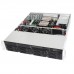 Ablecom CS-R25-31P 2U rackmount, 8+1 trays, 550W CRPS PSU(1+1) / 21 depth chassis / Supports ATX, Micro-ATX and Mini-ITX motherboards