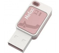 Netac USB Drive 64GB UA31 &lt;NT03UA31N-064G-20PK&gt;, USB2.0, розовая