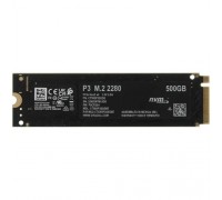 SSD M.2 Crucial 500Gb P3 &lt;CT500P3SSD8&gt; (PCI-E 3.0 x4, up to 3500/1900MBs, 3D NAND, NVMe, 110TBW, 22х80mm)