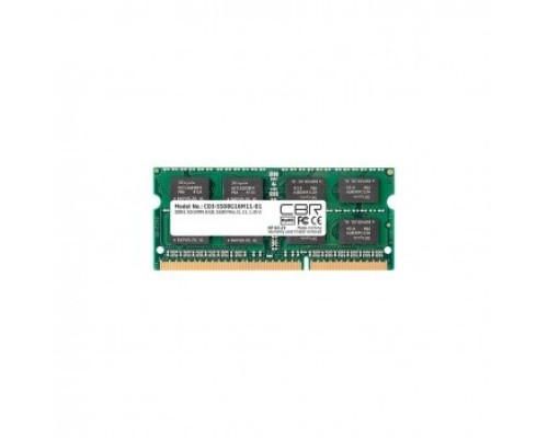 CBR DDR3 SODIMM 8GB CD3-SS08G16M11-01 PC3-12800, 1600MHz, CL11, 1.35V