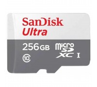 Micro SecureDigital 256GB SanDisk Ultra microSDXC class 10 UHS-1 (SDSQUNR-256G-GN3MN)