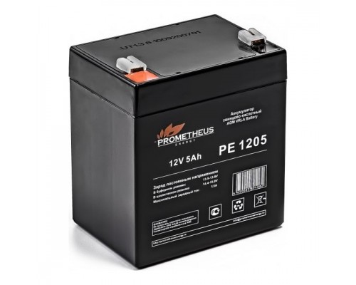 Prometheus Energy РЕ1205 (12V 5Ah) аккумулятор свинцово-кислотный