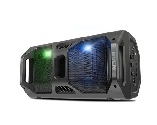 АС PS-600, черный (50 Вт, TWS, Bluetooth, FM, USB, microSD, LED-дисплей, 4000мА*ч)