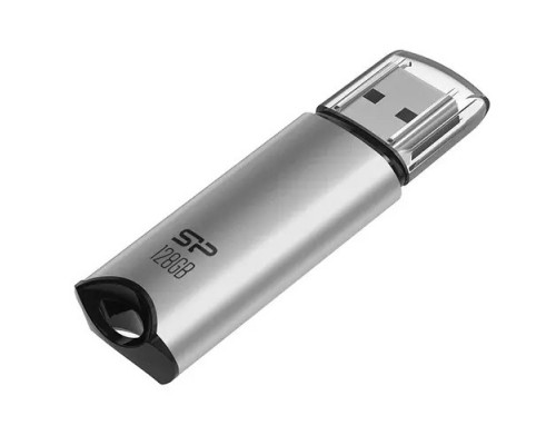 Флеш накопитель 128Gb Silicon Power Marvel M02, USB 3.0, Серебро
