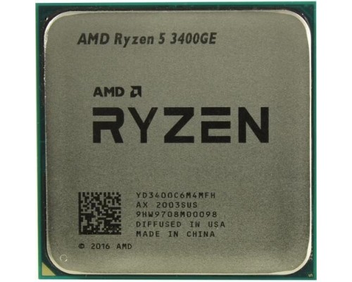 CPU AMD Ryzen 5 3400GE OEM (YD3400C6M4MFH) 3.3GHz/RX Vega 11 AM4