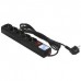 PowerCube Фильтр-удлинитель 3.0м, 5 розеток,10А (SPG5-С3), черный графит