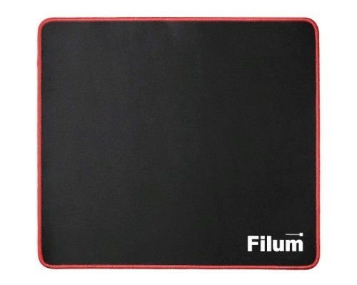 Filum FL-MP-S-GAME Коврик игровой для мыши, серия- Bulldozer, черный, оверлок, размер “S”- 250*200*3 мм, ткань+резина.