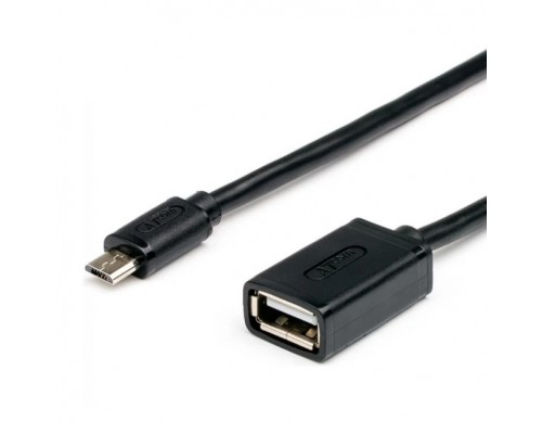 Exegate EX294760RUS Кабель OTG USB 2.0 ExeGate EX-OTG-USB2-AFmicroBM5P-0.15 (AF/microBm 5P, 0,15м)