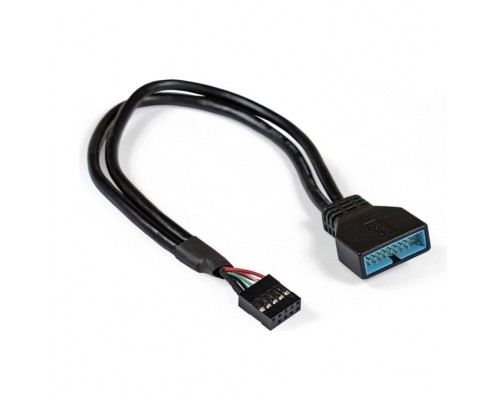 Exegate EX294785RUS Кабель-переходник USB 2.0-USB 3.0 ExeGate EX-CC-U3U2-0.15 (9pin(F)/19pin(M), 0,15м)