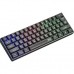 Defender Проводная игровая клавиатура Red GK-116 RU,радужная подсветка,61кнопка 45117