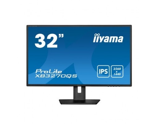 LCD IIYAMA 31.5 XB3270QS-B5 IPS 2560х1440 4ms 300cd 178/178 1200:1 HDMI DisplayPort Height Tilt Speakers