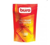 Запасной блок к тубе с чистящими салфетками для поверхностей BURO BU-ZSURFACE 100 шт. 817447